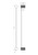 Opal Towel Rail Single 600mm Brushed Bronze [195825]