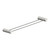 Opal Towel Rail Double 600mm Brushed Nickel [195826]