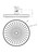 Opal Shower Head 250mm Round 3Star Brushed Bronze [195865]