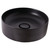 Venezia Round Counter Top Basin 390 x 390 0 Tap Hole Graphite with Pebble & Chrome Pop-Down [198387]