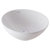 Venezia Bowl Counter Top Basin 350mm x 350mm White with Pop-Down Plug & Waste Chrome 0 Tap Holes [198834]