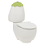 Egg Junior Close Coupled Toilet Suite Junior Kiwi Lid Includes Soft Close Seat & Extended Connector 4Star [198591]