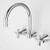 Classic Cross Laundry Set Chrome 4Star [154294]