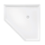 Flinders Polymarble Shower Base Neo Corner 1000mm x 1000mm Centre Outlet White [010359]