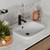 Alpha Semi Inset Basin 480mm x 450mm White 1 Tap Hole [167797]