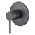 Projix MK2 Bath/Shower Mixer Round Plate Pin Lever Black [190398]
