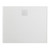 Flinders New Polymarble Shower Base 1200mm x 900mm, Square  Rear Outlet, 3 Tiling Beads Flange White [181392]