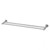 Radii Round Plate Towel Rail Double 800mm Stainless Steel [199301]