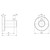 Radii Robe Hook with Round Plate Stainless Steel [199303]