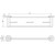 Radii Round Plate Shower Metal Shelf Stainless Steel [199304]