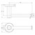 Radii Toilet Roll Holder with Round Plate Stainless Steel [199308]