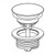 Plug & Waste Covered 32-40mm Anti-Vandal Chrome [021506]