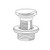 Plug & Waste w/Overflow 32-40mm Plastic White [025576]