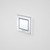 Invisi Series II Rectangular Single Flush Custom Button Kit Satin [140510]