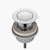 Pop-Up Plug & Waste Basin 60mm x 66mm Chrome [156313]