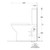 Emilia Back to Wall Rimless Toilet Suite with Urea Soft Close Seat [166546]