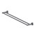 Round Towel Rail Double 900mm Brushed Graphite [192798]