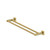Square Towel Rail Double 600mm Brushed Gold [192825]