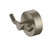 Round Double Robe Hook Brushed Nickel [192787]