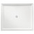 Flinders Polymarble Shower Base 820mm x 1060mm Centre Outlet White [198921]