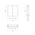 Gloss Silk Mirror Shaving Cabinet Bay 800mm x 750mm 2 Door [121525]