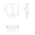 Gloss Silk Mirror Shaving Cabinet Bay 800mm x 900mm 2 Door [121527]