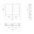 Gloss Silk Mirror Shaving Cabinet Bay 800mm x 1050mm 2 Door [121528]