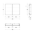 Gloss Silk Mirror Shaving Cabinet Bay 800mm x 1050mm 2 Door [121528]