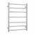 Thermogroup Thermorail Straight Round Budget Heated Towel Ladder 80W 7 Bar 600 x 800mm Polished Stainless Steel [141903]