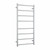 Thermogroup Thermorail Straight Round Heated Towel Ladder 80W 8 Bar 530 x 1120mm Polished Stainless Steel [141908]