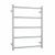 Thermogroup Thermorail Non Heated Straight Round Towel Ladder 5 Bar 630 x 800mm Polished Stainless Steel [141909]