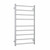 Thermogroup Thermorail Straight Round Budget Heated Towel Ladder 103W 9 Bar 600 x 1080mm Polished Stainless Steel [129582]