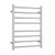 Thermogroup Thermorail Straight Round Heated Towel Ladder 76W 8 Bar 530 x 700mm Polished Stainless Steel [129590]