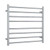Thermogroup Thermorail Straight Round Heated Towel Ladder 104W 8 Bar 750 x 700mm Polished Stainless Steel [129591]