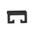 Time Square Robe Hook Matte Black [151064]