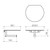 Round Toilet Roll Holder with Shelf Chrome [156478]