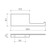 Square Toilet Roll Holder w/Shelf Matte Black [156480]