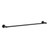 Round Single Towel Rail 600mm Matte Black [156486]