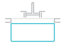 Farmhouse sink icon