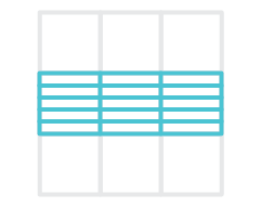 linear shower grate icon