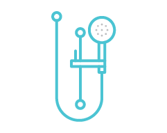 Rail Shower Icon