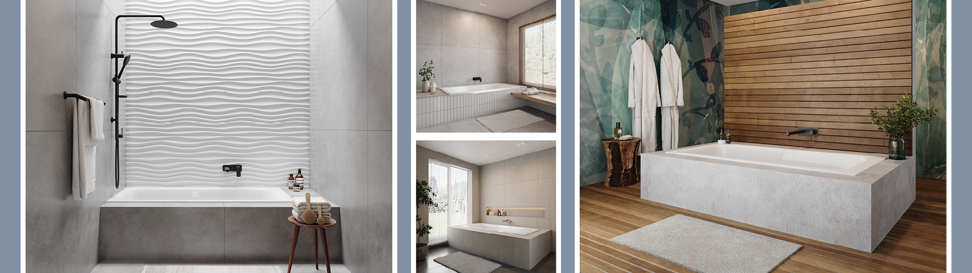 Create a trueblue beautiful bathroom with an Australianmade bath Tradelink