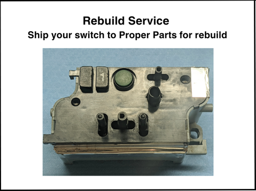Range Rover Left Hand Memory Power Seat Switch PRC-7153 RPRC-7153 R | PROPER PARTS LLC