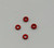 Red Anodized shims (1 and 1.5mm)4pcs