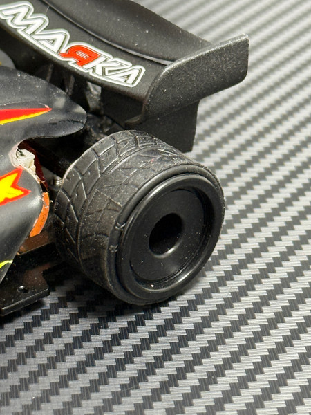 MWX F1 wheels 14x20 black machined Delrin (MWF1-140B)