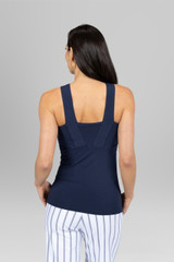 navy tank top