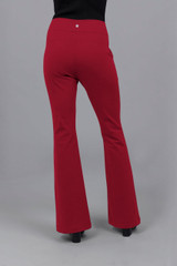 high waist victoria pants - brick red