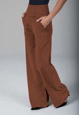 stretch dress pants - cinnamon