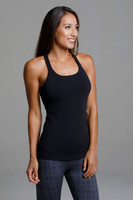 Black Activewear Supportive Yoga Top 