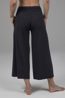 Cropped Cozy Boho Yoga Pant - Black | KiraGrace